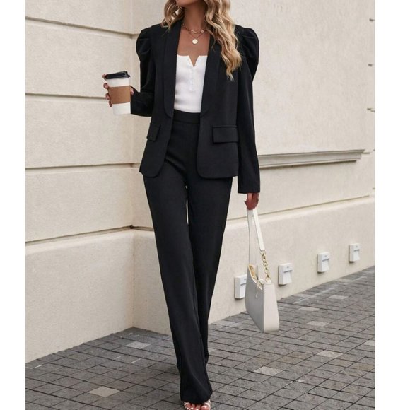 Flare Leg Pants Black - Picture 4 of 7